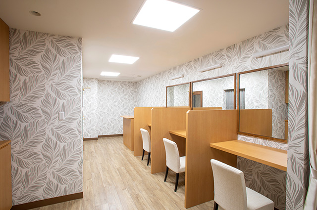 メイクルーム・更衣室